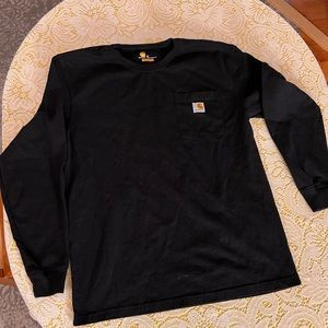 All-gender black Carhartt long-sleeve shirt